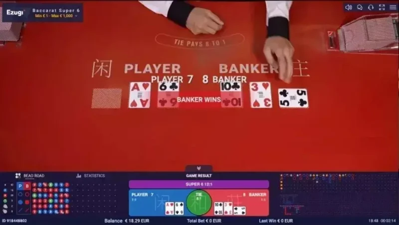 Điểm khác biệt giữa baccarat 6 super và baccarat truyền thống