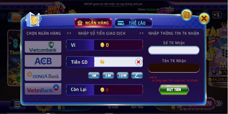 Rút Tiền Rikvip – Hướng Dẫn Cách Thực Hiện Nhanh Nhất 2024